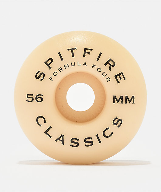 Spitfire Formula Four Classic 56mm 97a White Skateboard Wheels