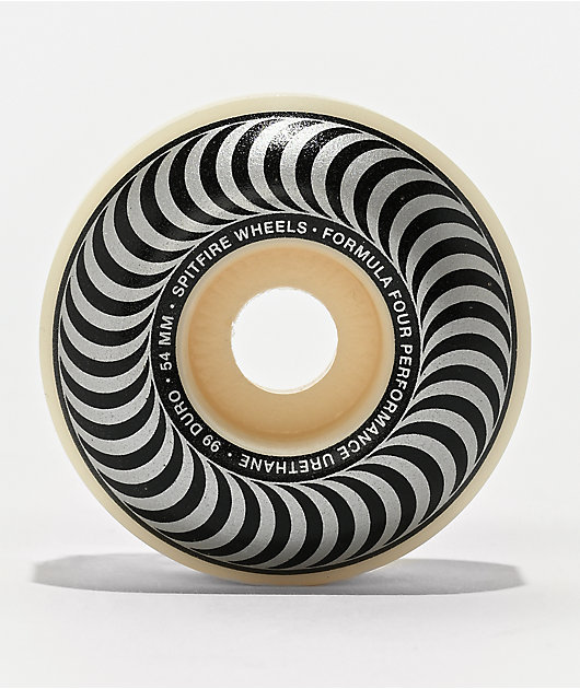 Spitfire Formula Four Classic Black & White 54mm 99a Skateboard Wheels