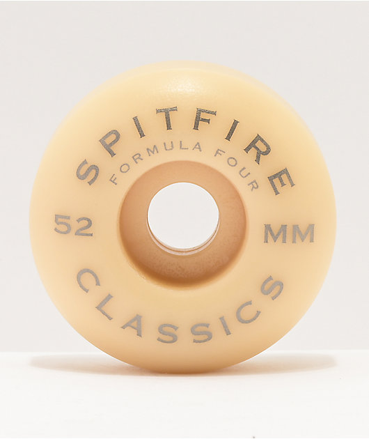 Spitfire Formula Four Classics 52mm 99a Green & Natural Skateboard Wheels