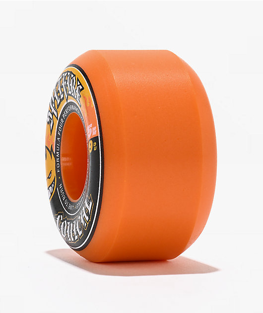 Spitfire Formula Four Conical 55mm 99a Orange Skateboard Wheels