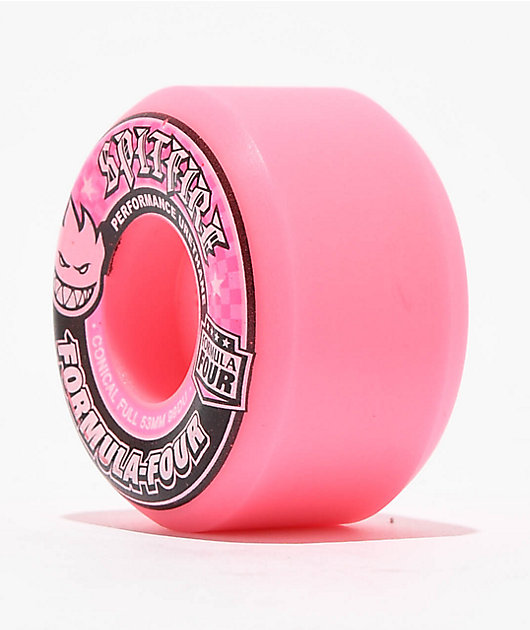 Spitfire Formula Four Full Conical 53mm 99a Pink Skateboard Wheels