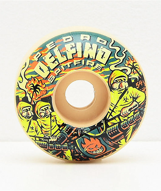 スケートボード SPITFIRE PEDRO DELFINO 57mm 97DU RADIALS Spitfire Formula Four Pedro Delfino Turbo Radial 97DU