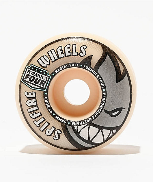 Spitfire Formula Four Radial 54mm 97a White Skateboard