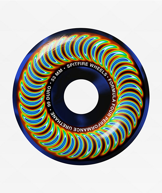 Spitfire Formula Four Radioactive Classic 53mm 99a Black & Blue