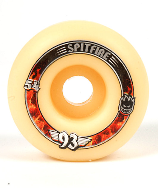 Spitfire Formula Four Soft Sliders Radial 54mm 93a White