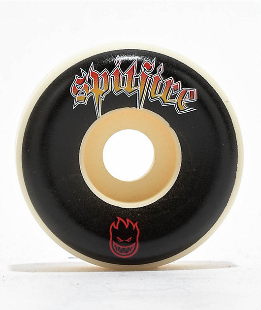 Spitfire Formula Four Venom Script Conical Full 52mm 99a White Skateboard Wheels