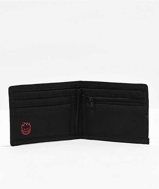 Spitfire Hell Hounds Script Black Bifold Wallet | Zumiez