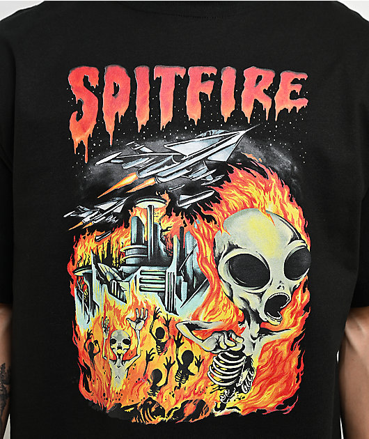 Spitfire Invasion Black T-Shirt