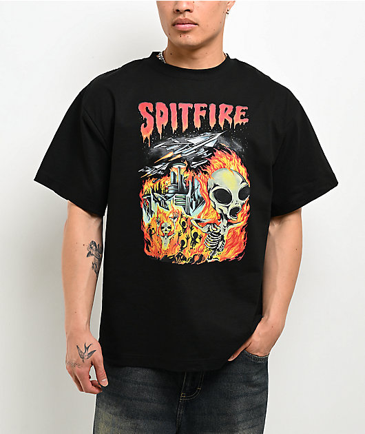 Spitfire Invasion Black T-Shirt