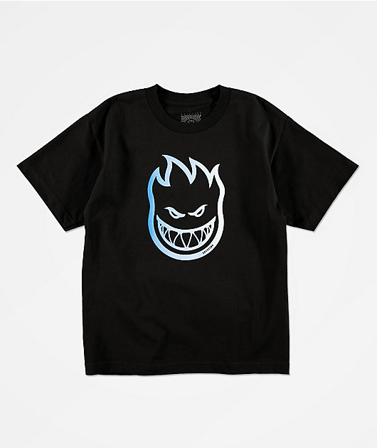 トップス 90s SPITFIRE L/S Skate Tee Lsize Black Vintage Spitfire Skate Brand Tee T-shirt Size S Mens Black