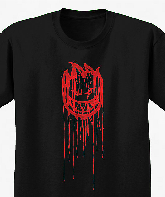 Spitfire Kids Bighead Dripper Black T-Shirt
