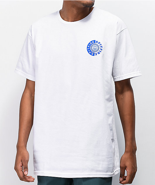 Spitfire L Baker Swirl White T-Shirt