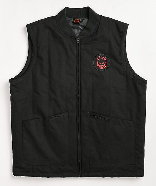 Spitfire LTB Black Vest | Zumiez