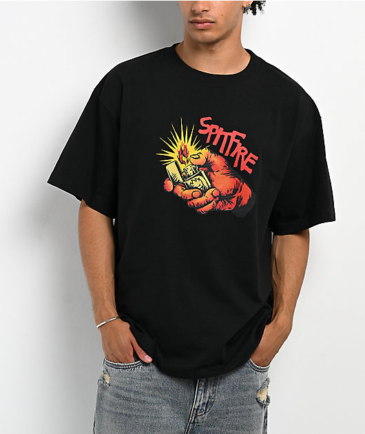 Spitfire Light Em' Up Black T-Shirt