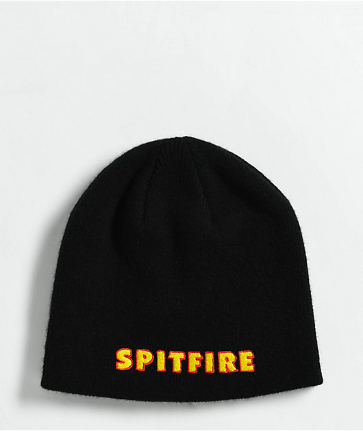 SPITFIRE NO1 ナンバー1ビーニー Spitfire Live To Burn Black Beanie | Zumiez