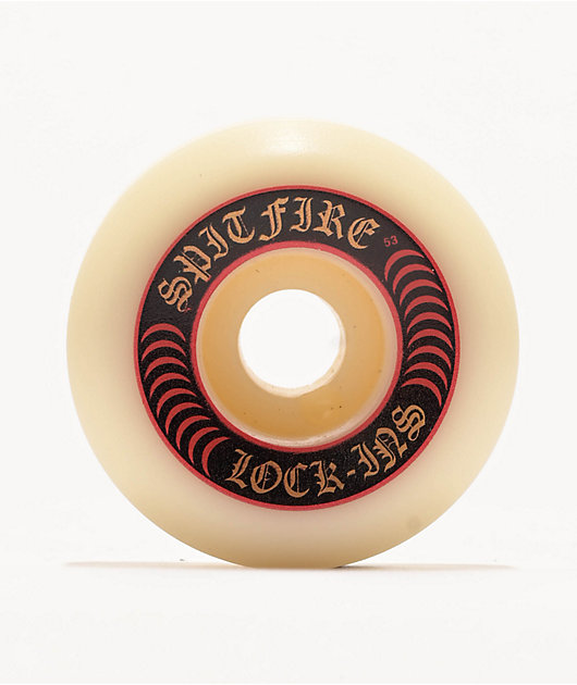 Spitfire Lock In Full Formula Four 53mm 101a White Skateboard