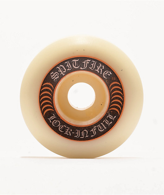 スケートボード SPITFIRE LOCK-IN full 55mm 99duro Spitfire Formula Four Lock-Ins Full Wheels Natural 99du 55mm