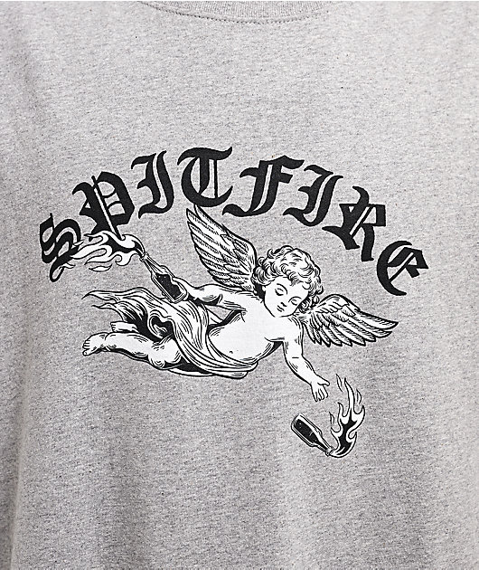 Spitfire Molotov Cupid Heather Grey T-Shirt