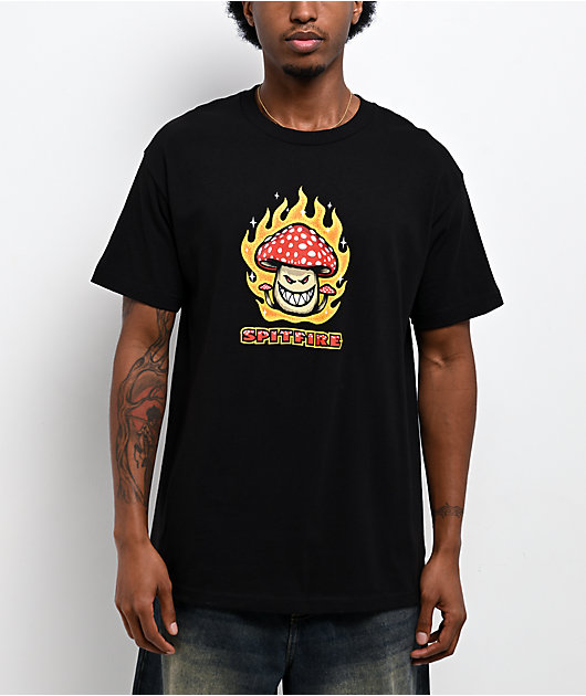 Spitfire Mushroom Bighead Black T-Shirt