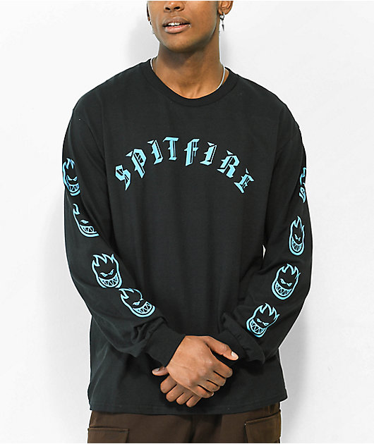 ★Spitfire★Hotrod Long Sleeve T-Shirt関税込★ Spitfire Hotrod Black Long Sleeve T-Shirt | Zumiez
