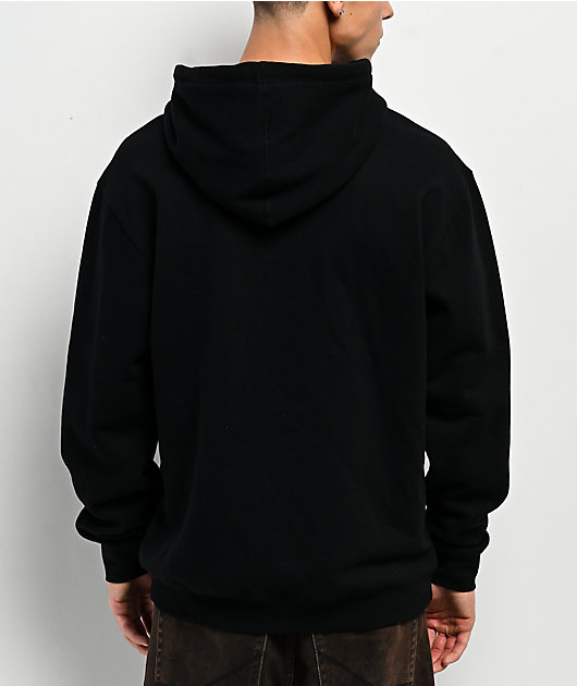 Spitfire Old E Drop Bighead Black Hoodie | Zumiez