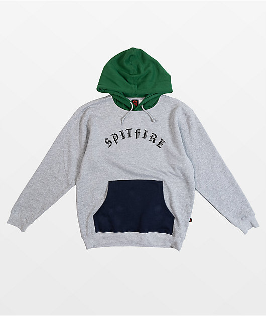 Grey cheap spitfire hoodie