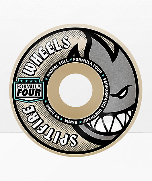 Spitfire Radials Formula Four 56mm 97a White Skateboard Wheels