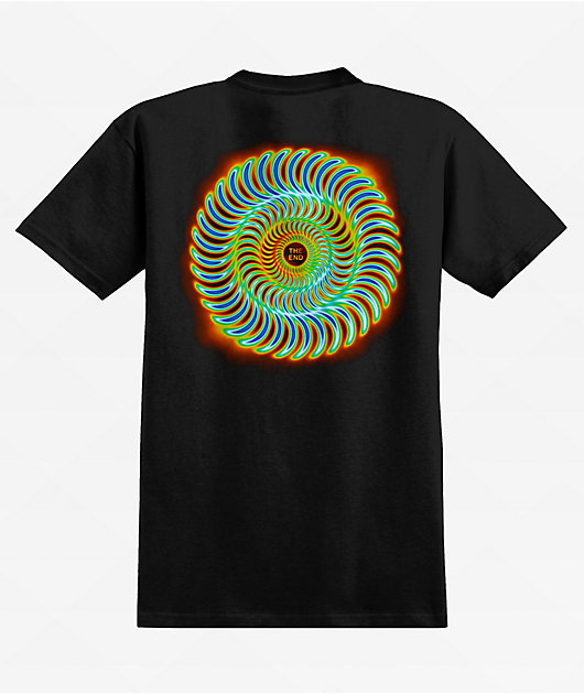 Spitfire Radioactive Swirl Black T-Shirt