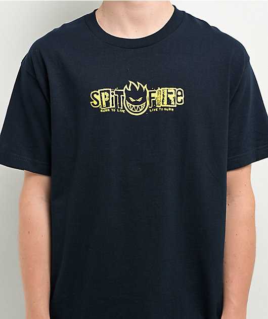 Spitfire Ransom Bighead Navy T-Shirt