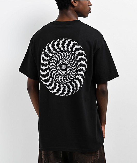 Spitfire Razorfire Black T-Shirt | Zumiez