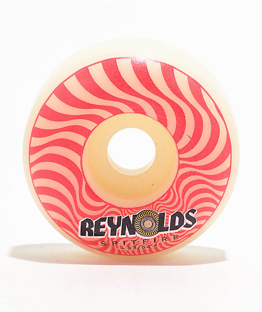 Spitfire Reynolds Formula Four Classic 54mm 93a White Skateboard