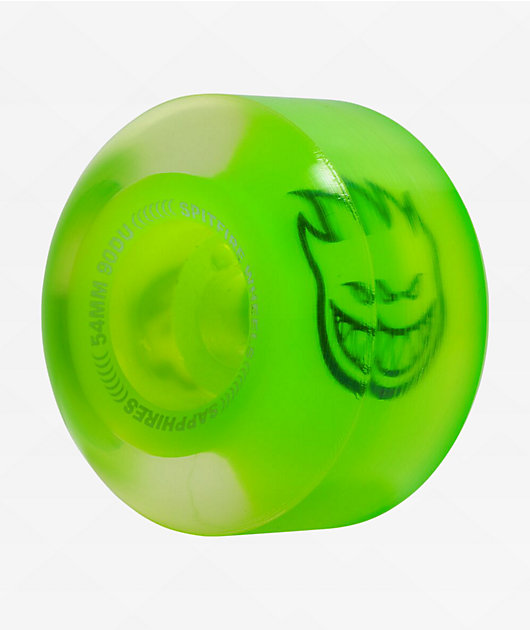 Spitfire Sapphires Formula Four 54mm 90a Neon Green Radial