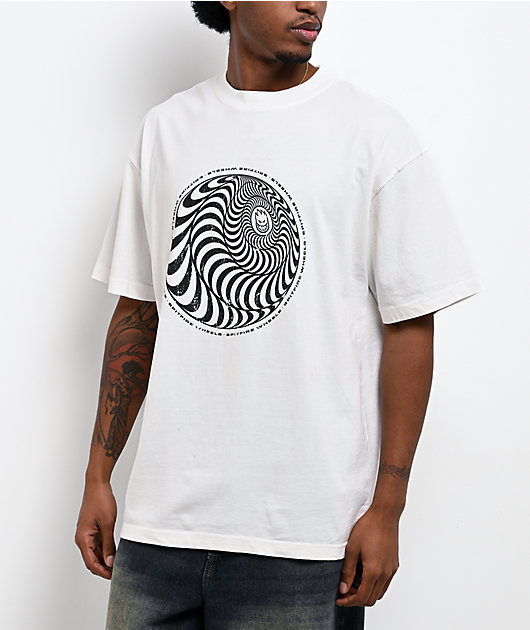 Spitfire Skewed Classic White T-Shirt | Zumiez