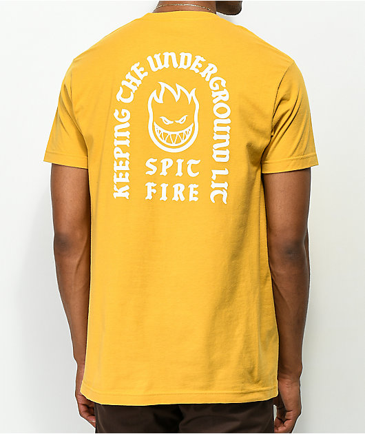 yellow spitfire shirt