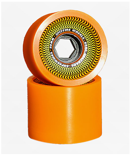 Spitfire Super Wides オレンジウィール 58mm80HD Spitfire Superwide 80HD 58mm Orange Skateboard Wheels | Zumiez