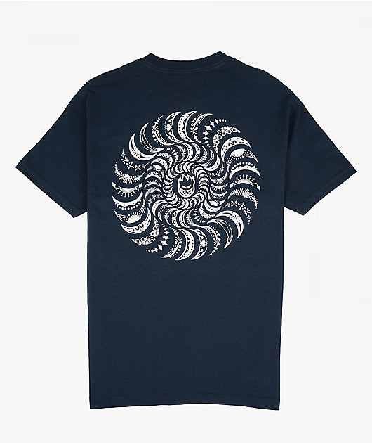 Spitfire Swirl Paisley Navy T-Shirt
