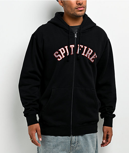 Spitfire Team Lil Bighead Black Zip Hoodie