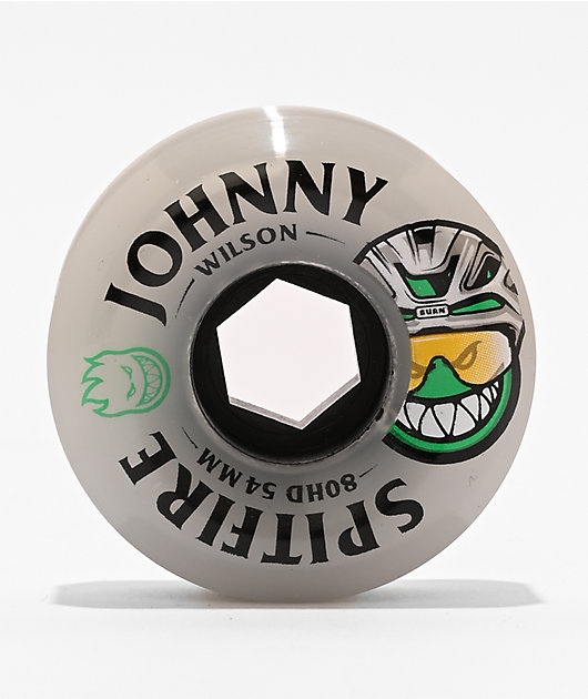 Spitfire Wilson Burn Squad Formula Four Conical 54mm 80a White Cruiser Skateboard Wheels