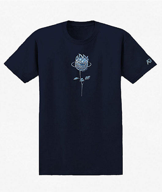Spitfire X April Bighead Rose Premium Navy T-Shirt