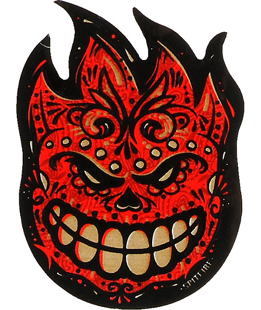 Spitfire pegatina Bighead Muerto