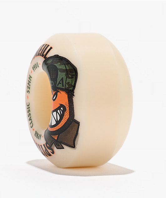 Spitfire x April O'Neill Formula Four 52mm 99a White Skateboard Wheels