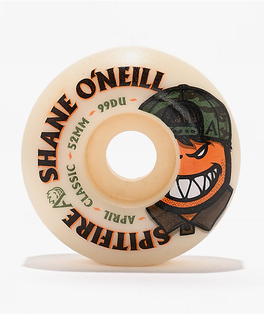 Spitfire x April O'Neill Formula Four Classic 52mm 99a White Skateboard Wheels