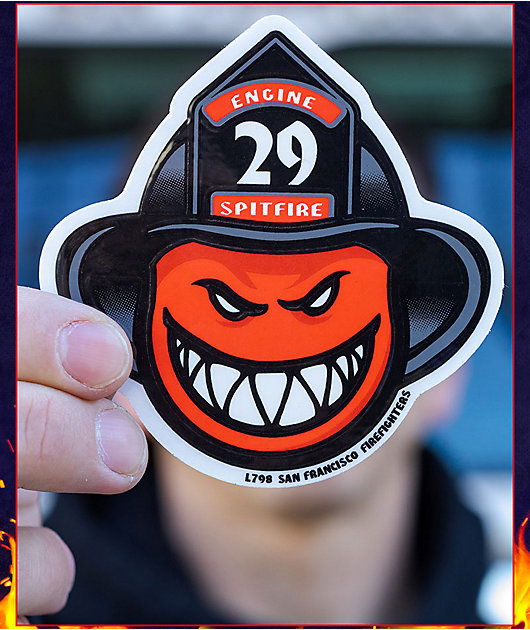 Spitfire x Engine 29 Bighead Sticker | Zumiez