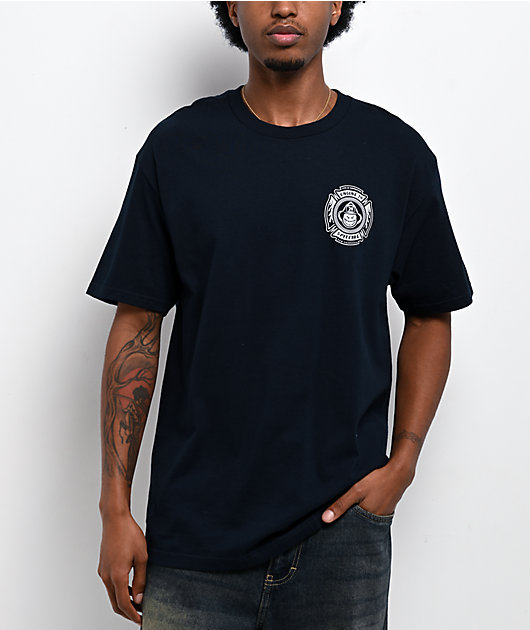 Spitfire x Engine 29 Navy T-Shirt | Zumiez