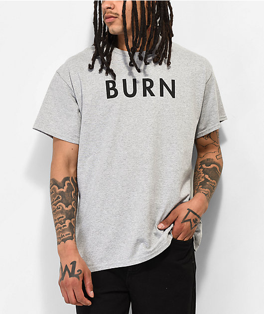 Spitfire x Gnarhunters Burn Grey T-Shirt | Zumiez