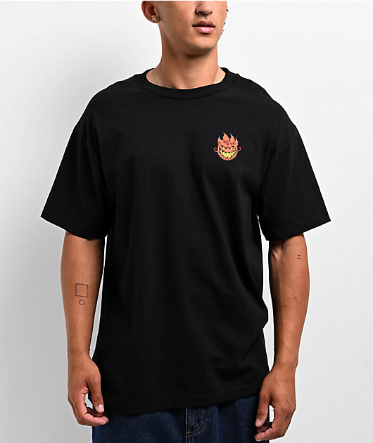 Spitfire x Grimple Stix Furry Black T-Shirt | Zumiez