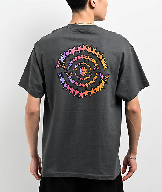 Spitfire x Skate Like A Girl Evolution Charcoal T-Shirt | Zumiez