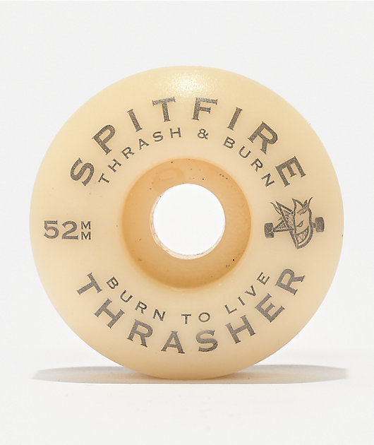 Spitfire x Thrasher Formula Four Flame Classic 52mm 99a White