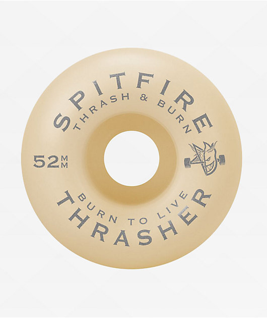 Spitfire x Thrasher Thrash & Burn Classic 56mm 80a Black Cruiser