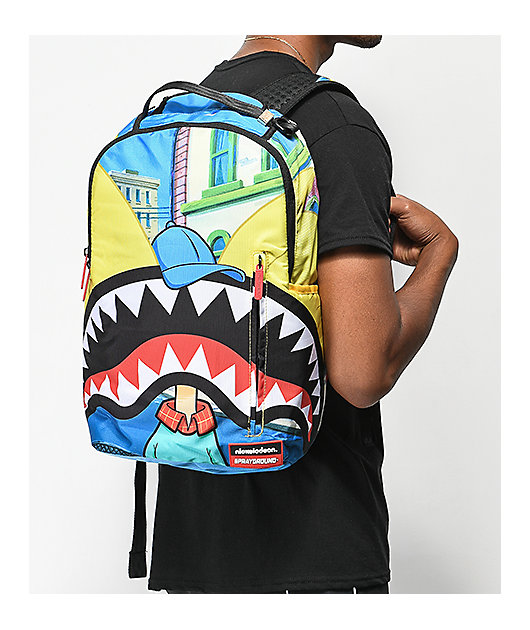 shark mouth bookbag